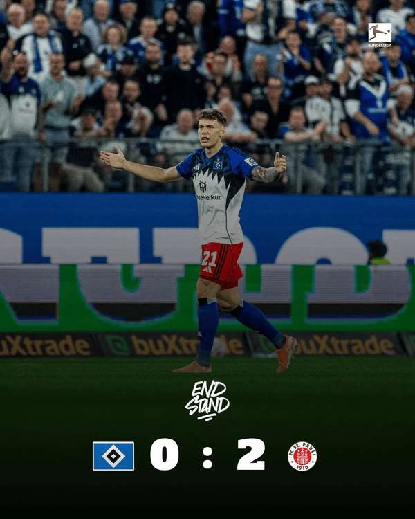 圣保利客场2-0力克汉堡,后者遭遇开局两连平未尝胜绩